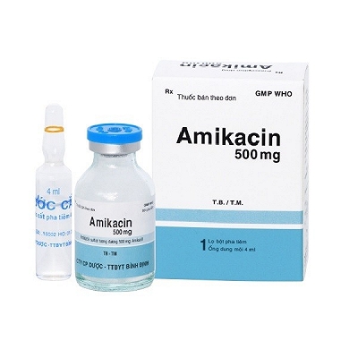 Amikacin 500mg Bình Định (H/1lọ/1o)