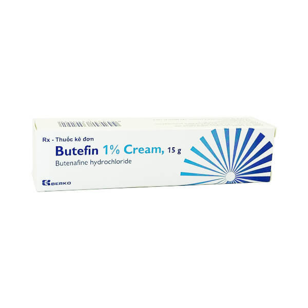 Butefin Butenafine 1%  Berko (Tuýp/15g) date 09/2024