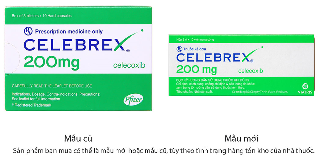 Celebrex Celecoxib 200mg Pfizer (H/30v) 