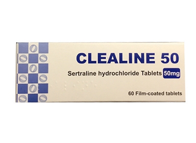 Clealine 50mg Sertraline 50mg Atlantic Pharma (H/60v)