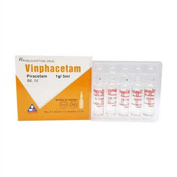 Vinphacetam Piracetam 1g/5ml Vĩnh Phúc (H/10o/5ml)