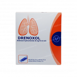 Drenoxol Ambroxol 30mg/10ml Bồ Đào Nha (H/20o/10ml)