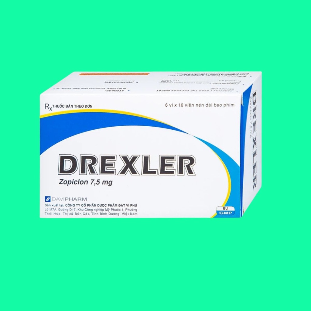 Drexler Zopiclon 7.5mg Davipharm (H/60v)
