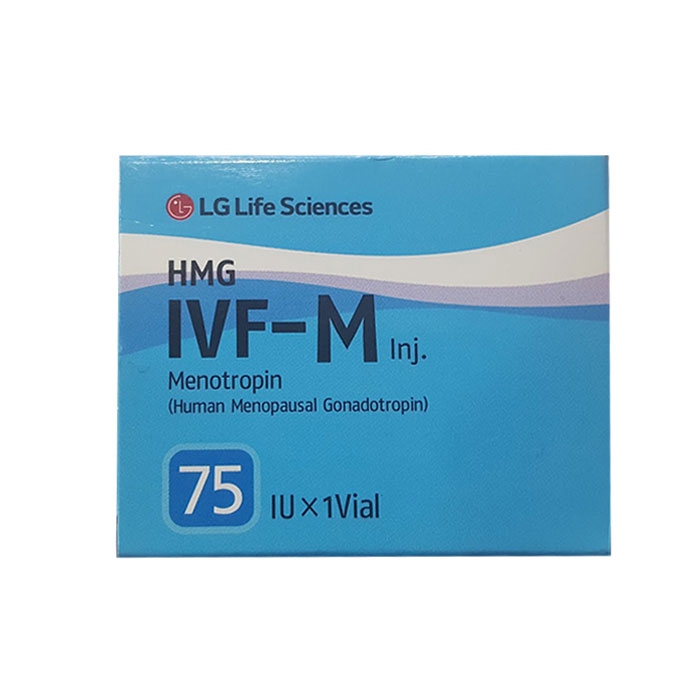 IVF M Menotropin 75IU bột pha tiêm Hàn Quốc (H/2Lọ/200mg)