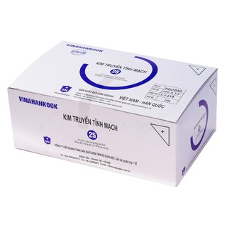 Kim Truyền Tĩnh Mạch 25G Vinahankook (H/50c) (Kim Cánh Bướm Nylon) Trẻ Em