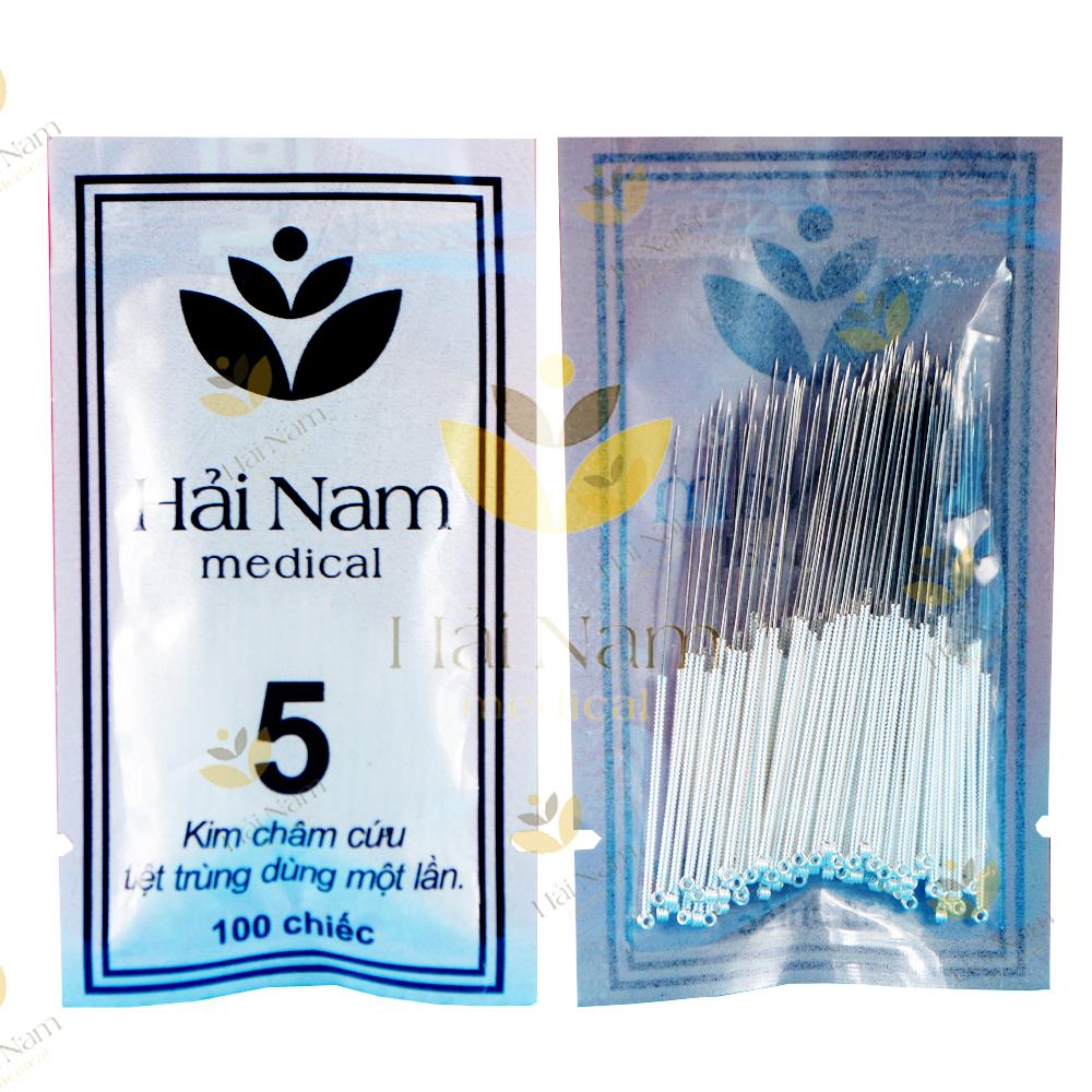 Kim Châm Cứu Số 5 Hải Nam 0.3 x 25mm (Bịch/100cái)