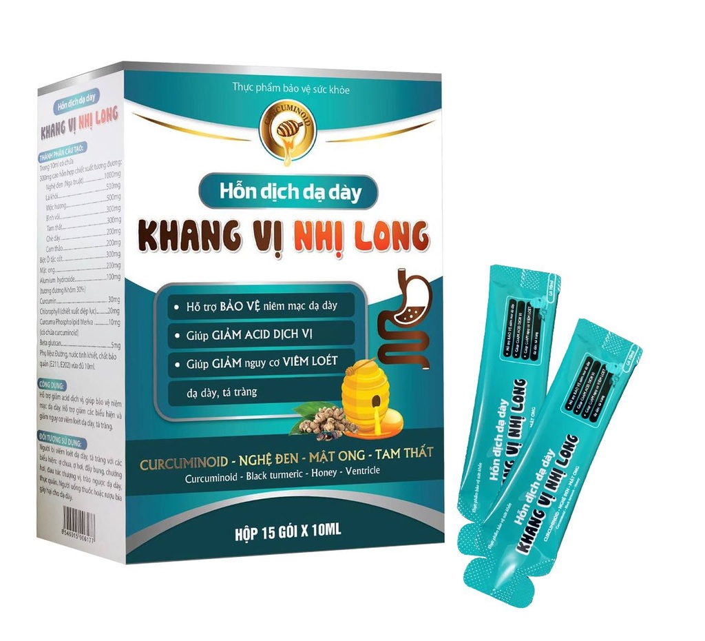 Hỗn Dịch Dạ Dày Khang Vị Nhị Long (H/15gói/10ml)