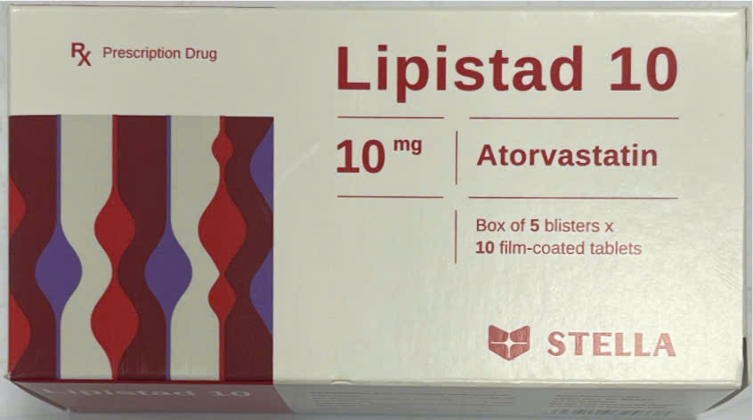 Lipistad Atorvastatin 10mg Stella (H/50v)