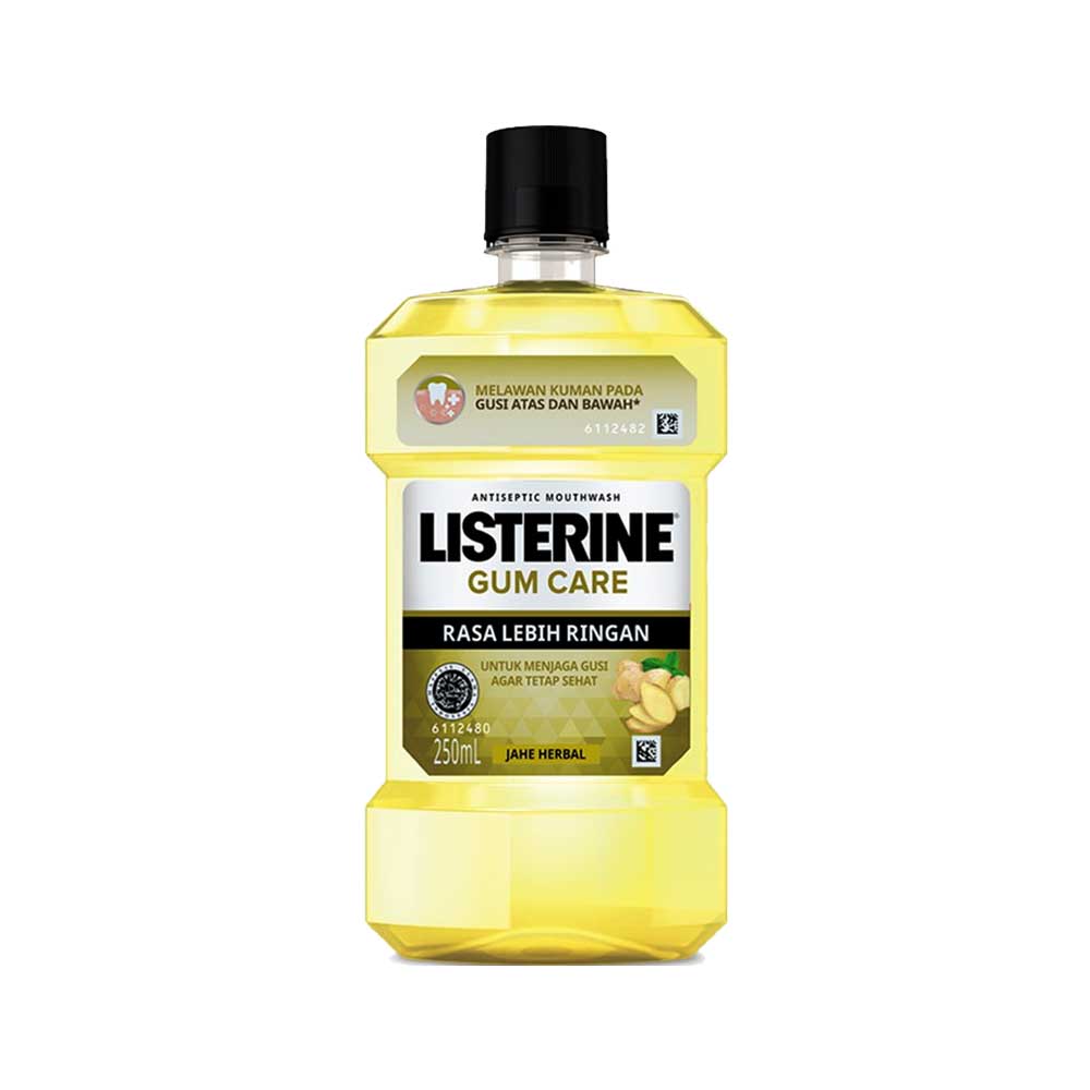 Listerine Gum Care Nước Súc Miệng vị gừng thảo mộc Thái Lan (Chai/250ml)