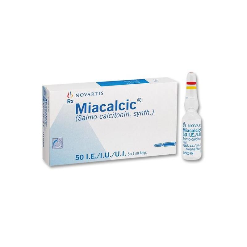 Miacalcic tiêm Thụy Sĩ (H/5o/1ml) date 12/2024