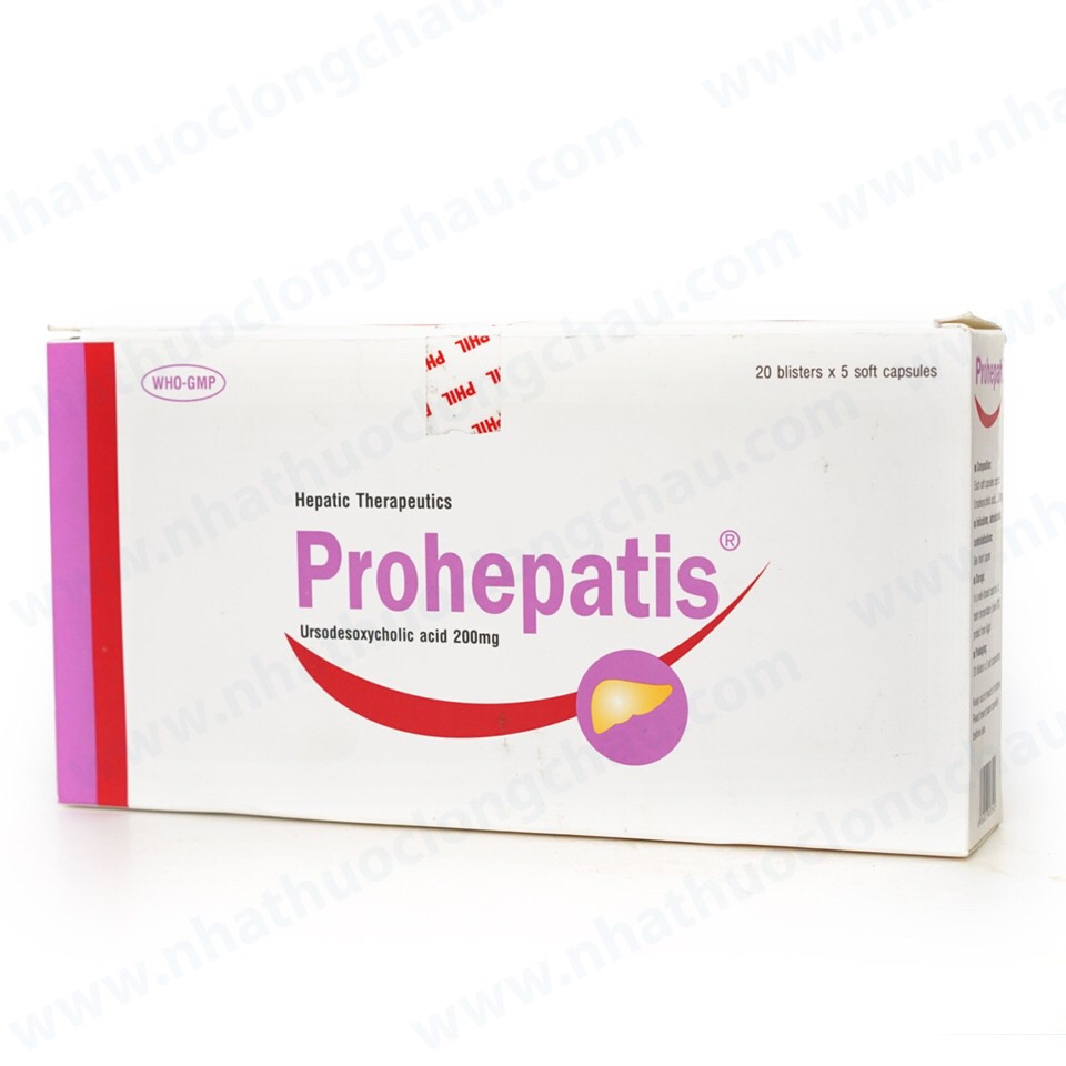 Prohepatis Acid Ursodeoxycholic 200mg Phil Inter Pharma (H/100v)