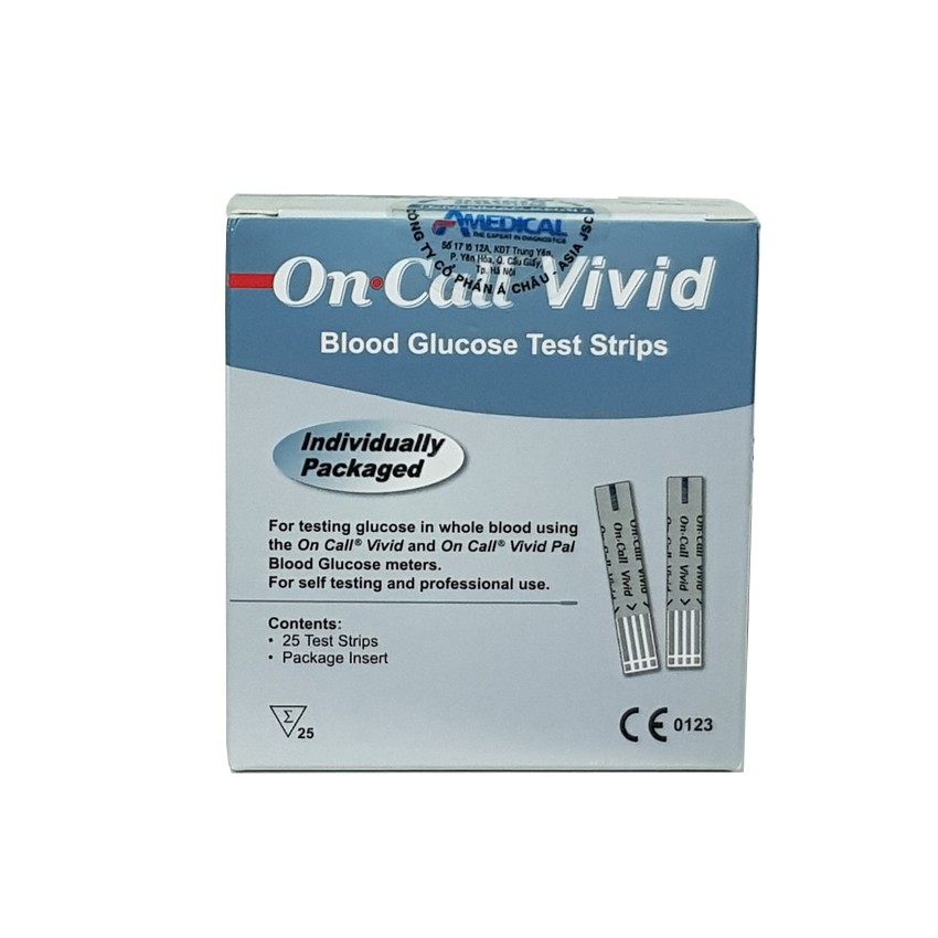 Que Thử Đường Huyết On Call Vivid (H/25que)