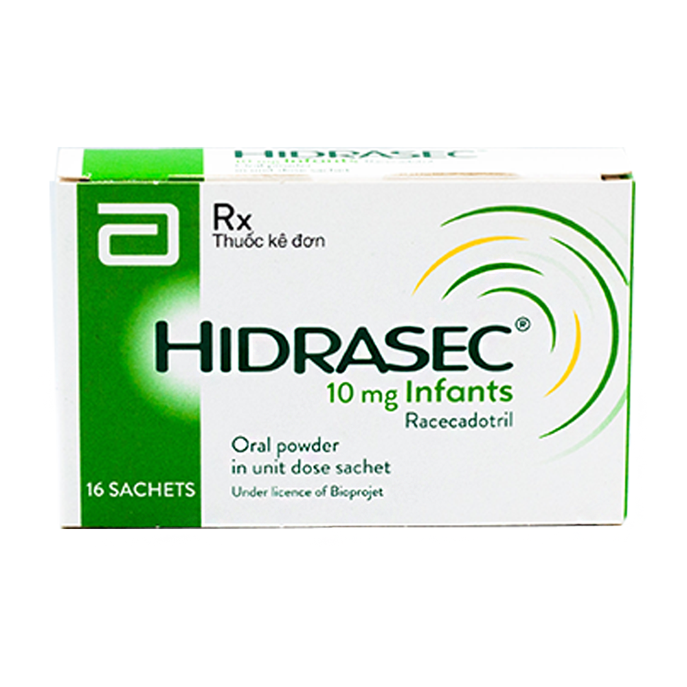 Hidrasec Racecadotril 10mg Infants Abbott (H/16gói)