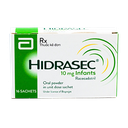 [T00560] Hidrasec Racecadotril 10mg Infants Abbott (H/16gói) Date 10/2027