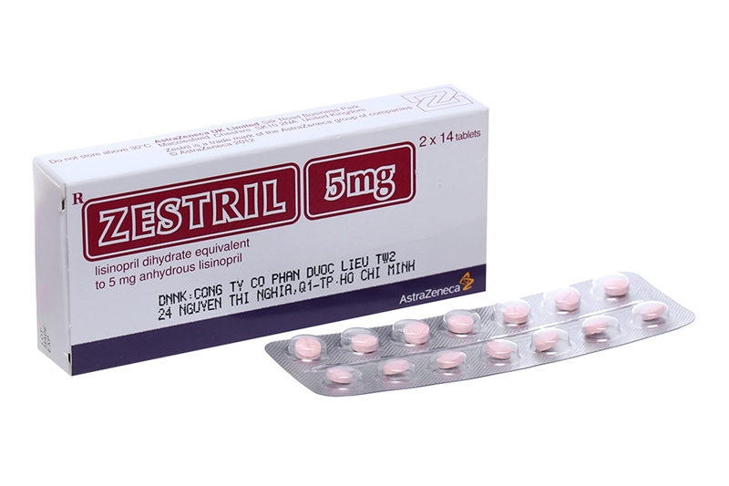 Zestril lisinopril 5mg Astrazeneca (H/28v)