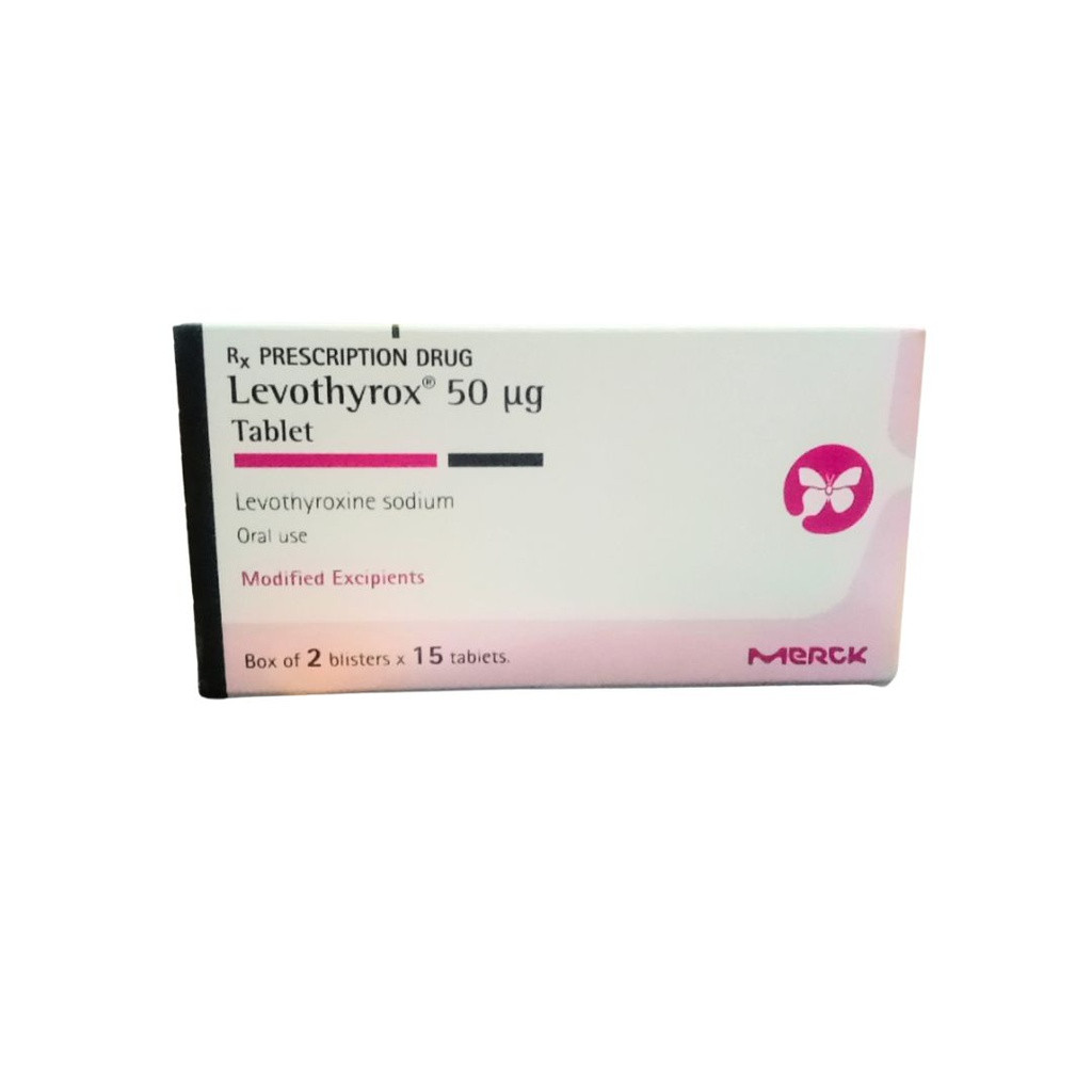 Levothyrox Levothyroxine 50ug Merck (H/30v)