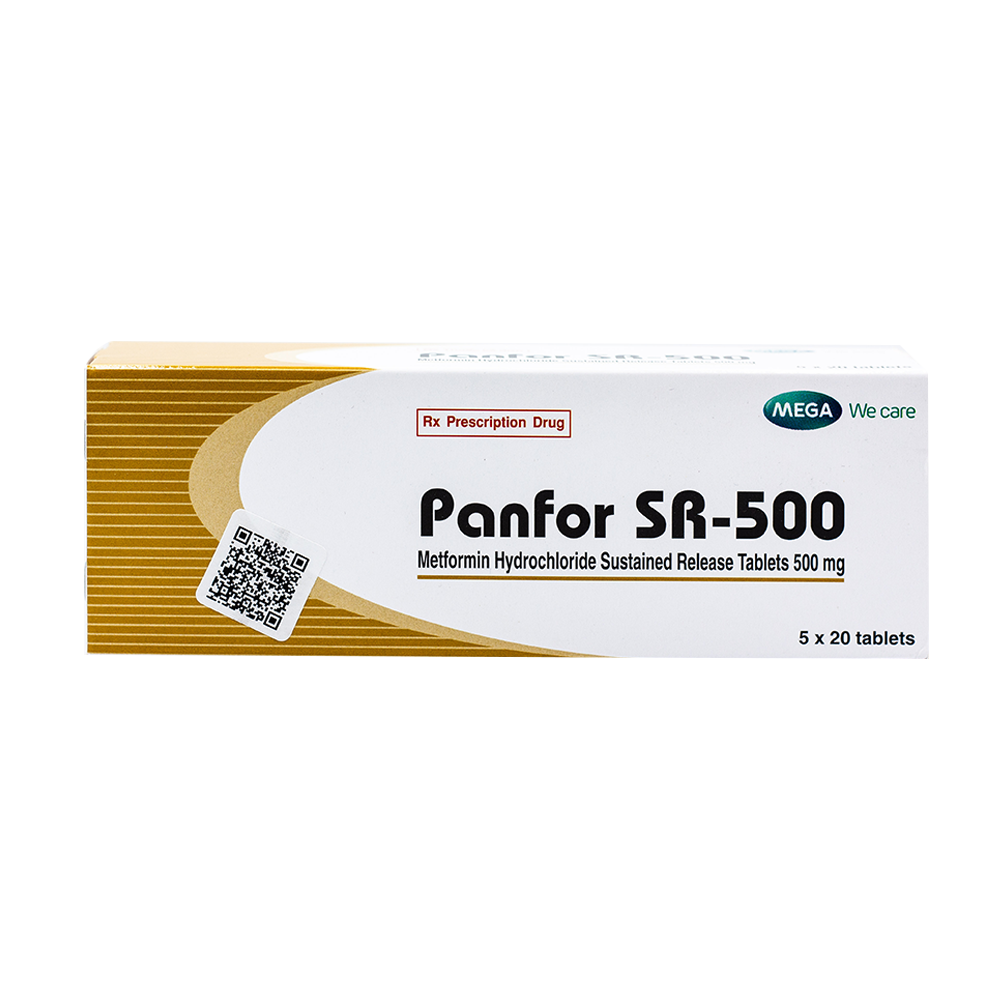 Panfor Sr Metformin 500mg Mega (H/100v)