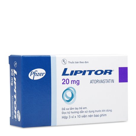 Lipitor Atorvastatin 20mg Pfizer (H/30v) 
