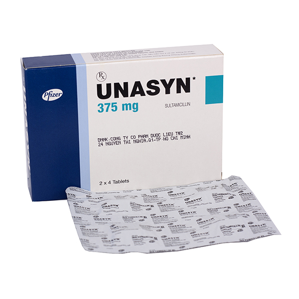 Unasyn Sultamicillin 375mg Pfizer (H/8v) date 07/2025