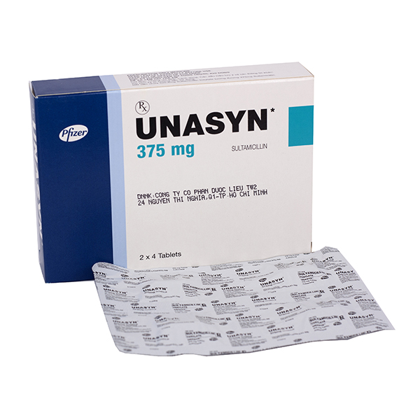 Unasyn Sultamicillin 375mg Pfizer (H/8v)