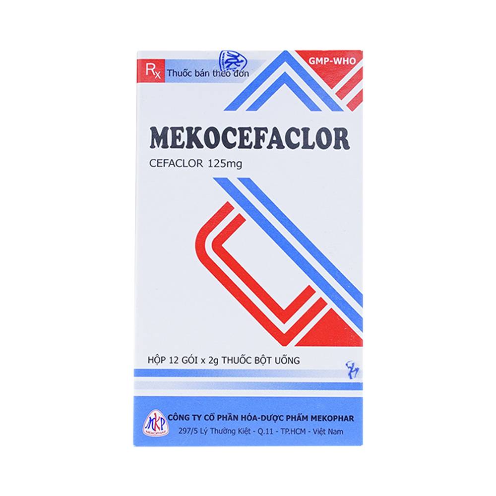 Mekocefaclor Cefaclor 125mg Mekophar (H/12gói/2g)