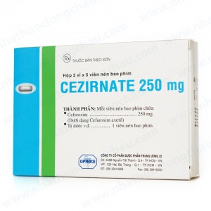 Cezirnate Cefuroxime 250mg TW25 (H/10v)