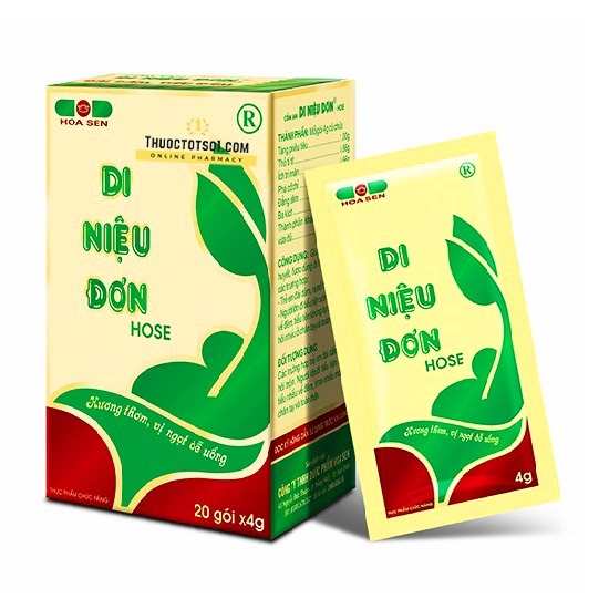 Di Niệu Đơn Hose Hoa Sen (H/20gói/3g)