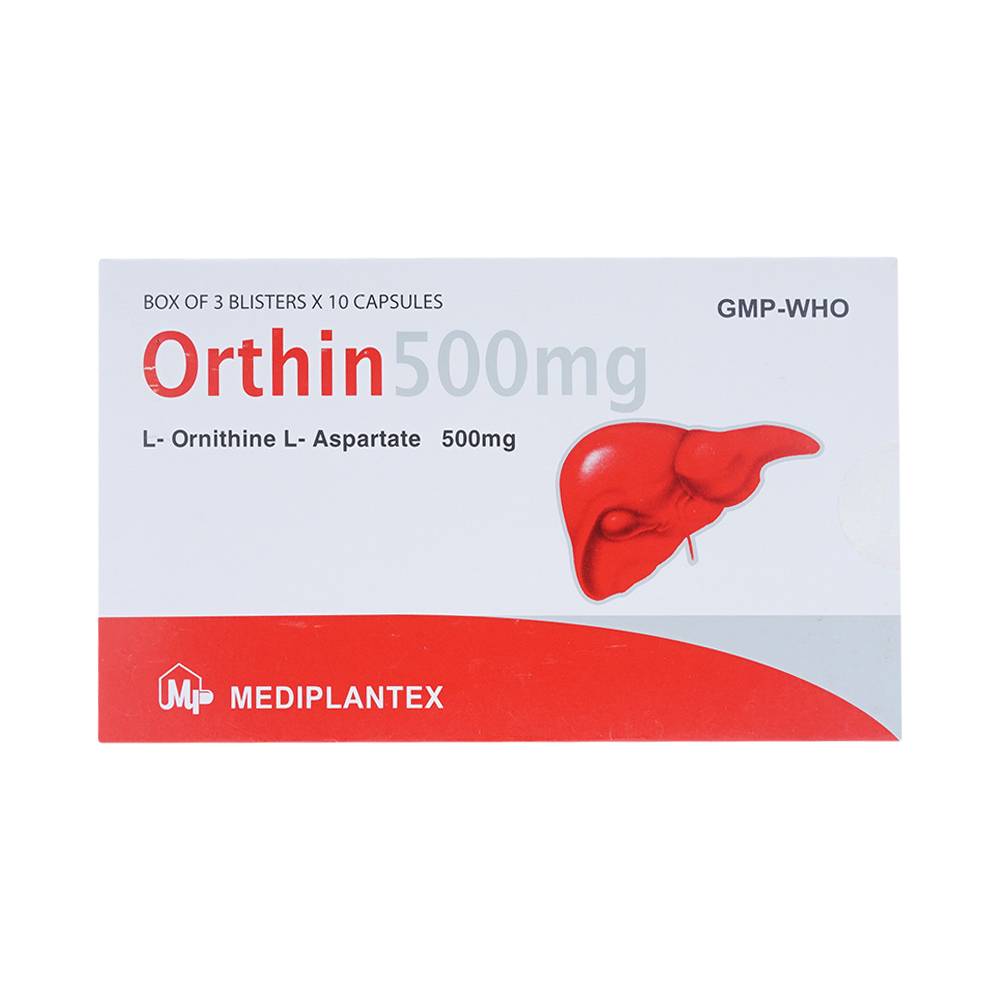 Orthin 500mg Mediplantex (H/30v)