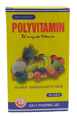 Polyvitamin Đại Uy (Lọ/50v)