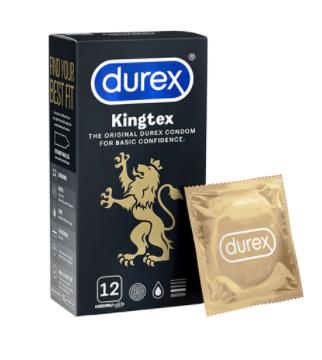 Bao cao su Durex Kingtex (H/12cái)