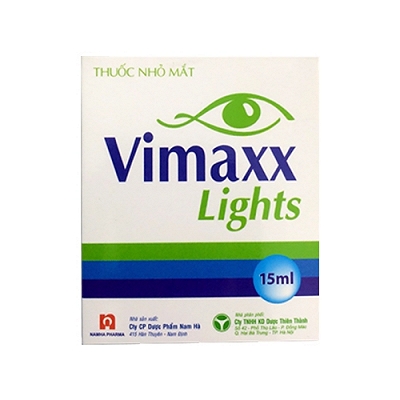 Vimaxx Lights Nhỏ Mắt Nam Hà (Lọ/15ml)