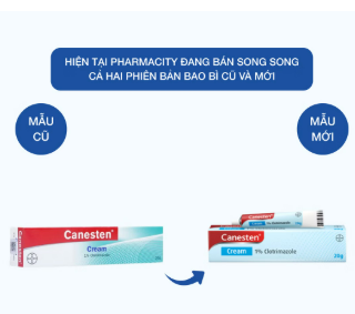 Canesten Cream kem bôi Bayer (H/1Tuýp/20g) 