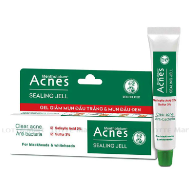 Acnes Sealing Jell Trị Mụn Xanh Rohto (Tuýp/18g)