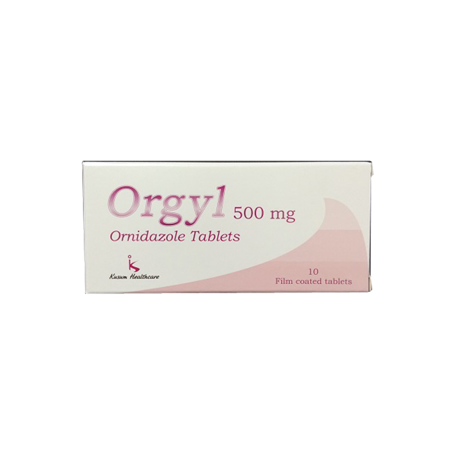 Orgyl Ornidazol 500mg Kusum Ấn Độ (H/10v)