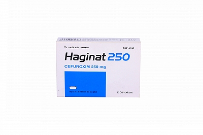  Haginat Cefuroxim 250mg DHG Hậu Giang (H/10v)