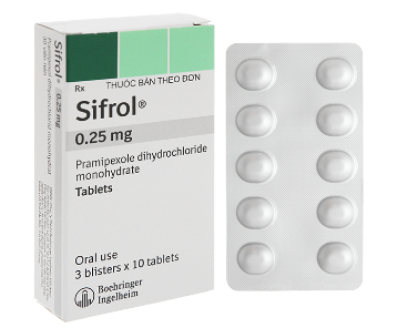 Sifrol pramipexole 0.25mg Boehringer (H/30v)