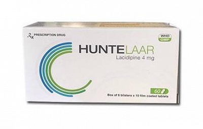 Huntelaar Lacidipine 4mg Davipharm (H/60v) date 09/2025