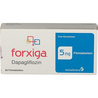  Forxiga Dapagliflozin 5mg Astrazeneca (H/28v)