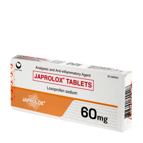 Japrolox Loxoprofen 60mg Nhật Bản (H/20v) Date 06/2027