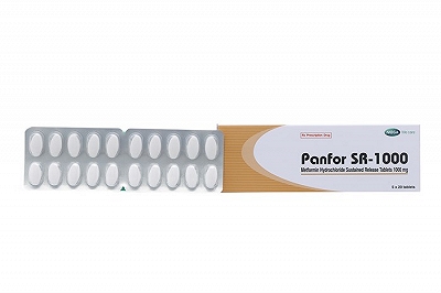  Panfor Sr Metformin 1000mg Mega (H/100v)