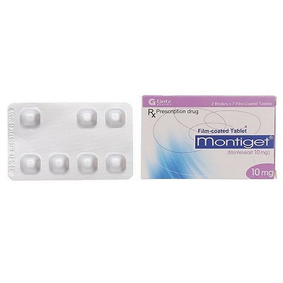 Montiget Montelukast 10mg Getz Pakistan (H/14v)