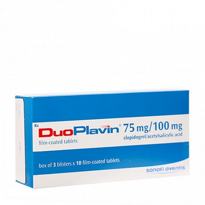 DuoPlavin 75mg/100mg Sanofi (H/30v) Date 04/2026