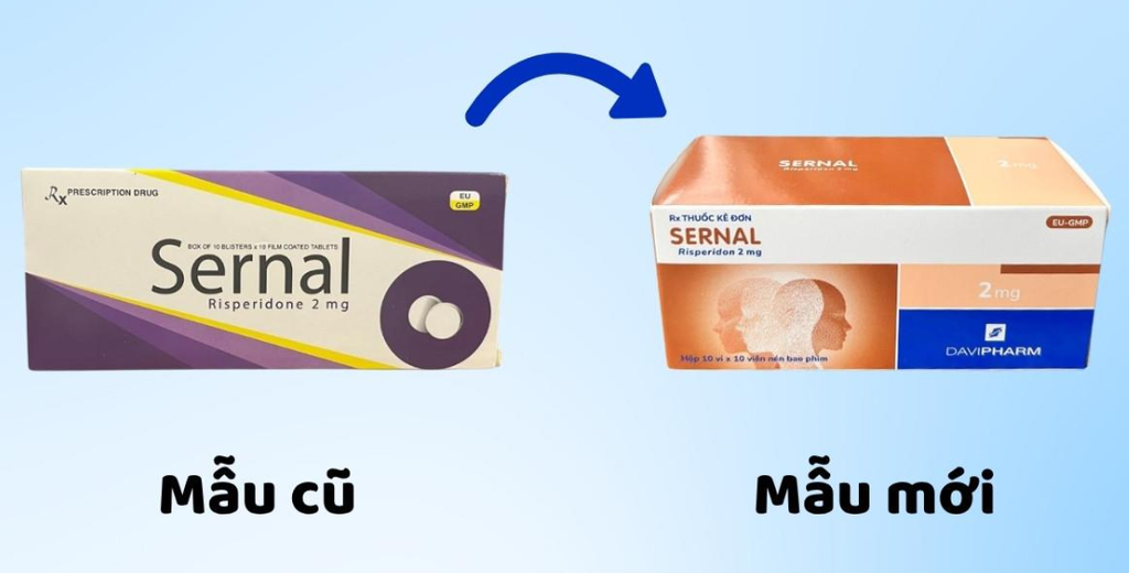 Sernal Risperidon 2mg Davipharm (H/100v)