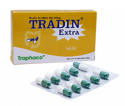 Tradin Extra trị viêm đại tràng Traphaco (H/20v) 