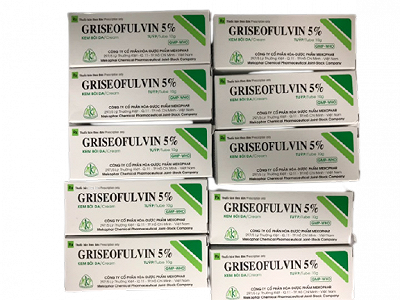 Griseofulvin 5% Mekophar (Tuýp/10g)
