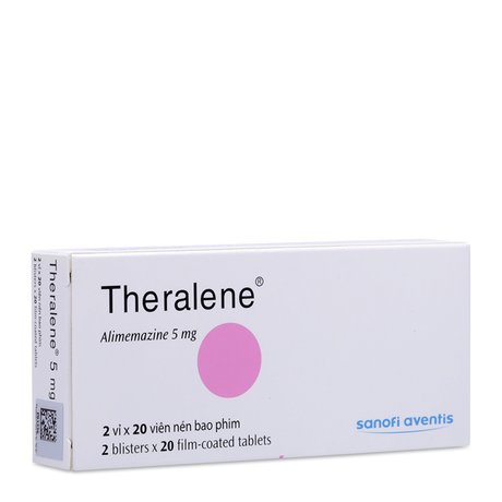 Theralene Alimemazin 5mg Sanofi (H/40v)