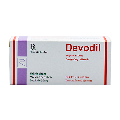 Devodil Sulpirid 50mg Remedica (H/20v)