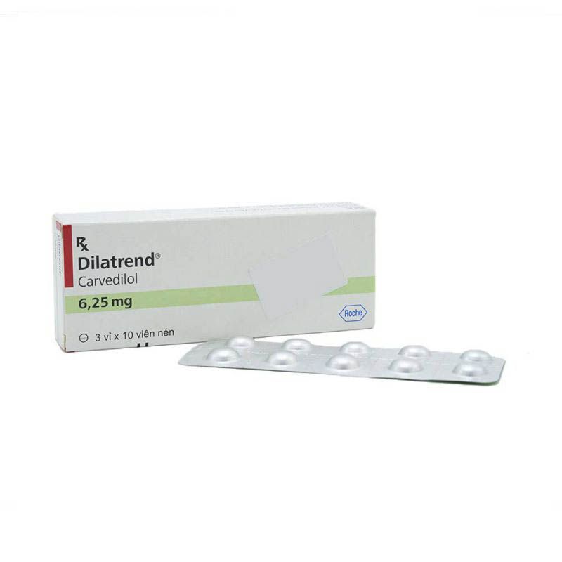 Dilatrend Carvedilol 25mg Roche (H/30v)