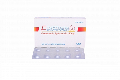 Fexofenadin 60mg Cửu Long (H/10v)