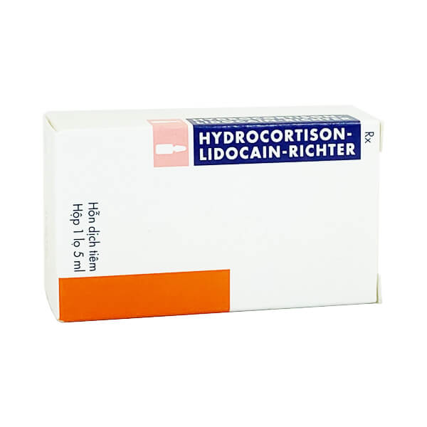 Hydrocortison Lidocain Gedeon Richter (Lọ/5ml) Date 12/2025